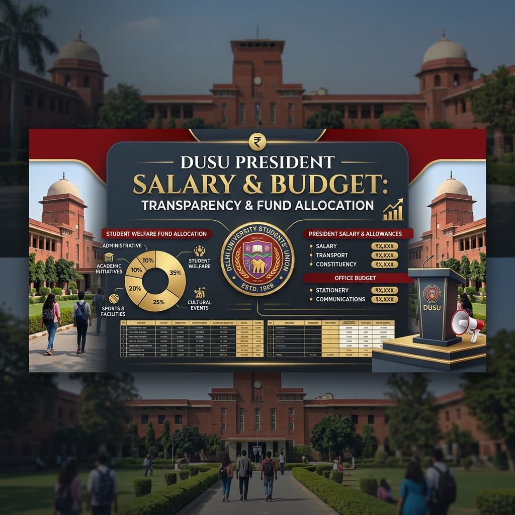 DUSU President Salary & Budget Banner