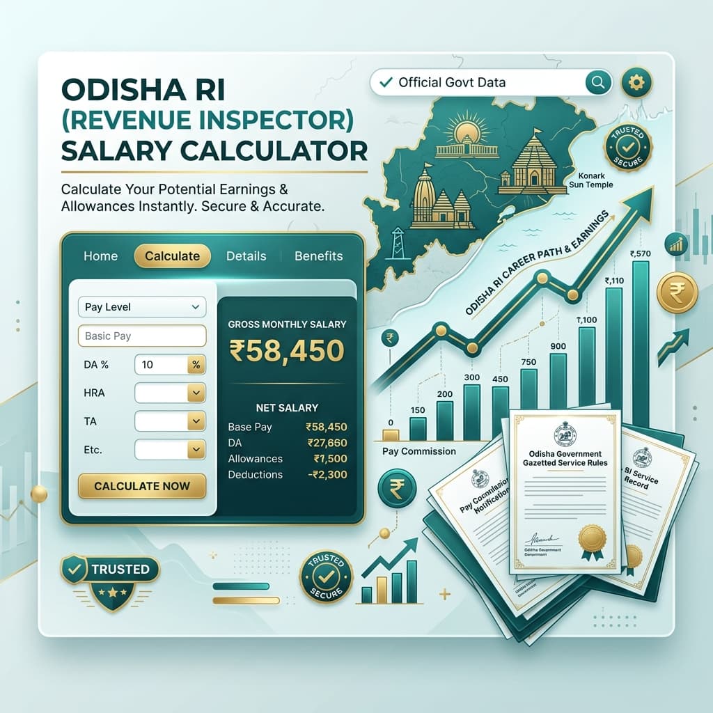 Odisha RI Salary Calculator Banner