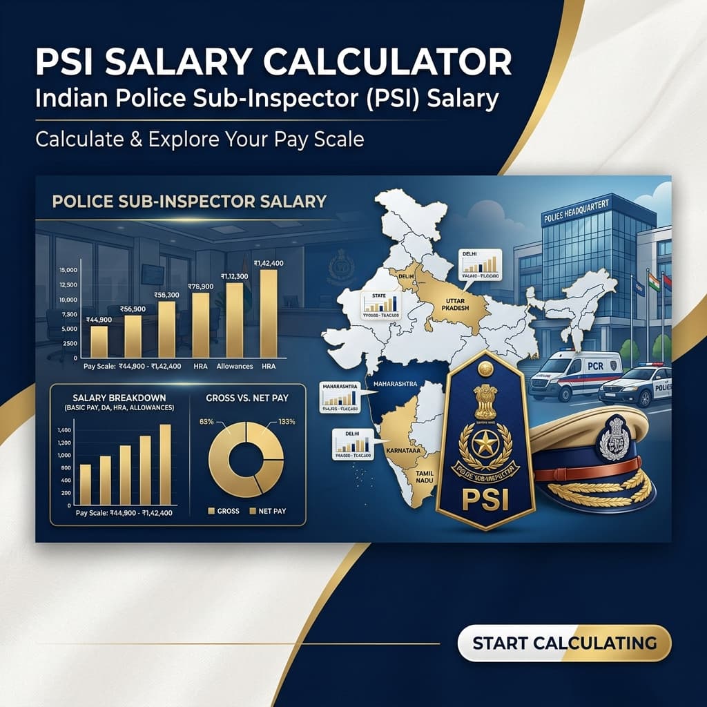 Police Sub-Inspector PSI Salary Banner