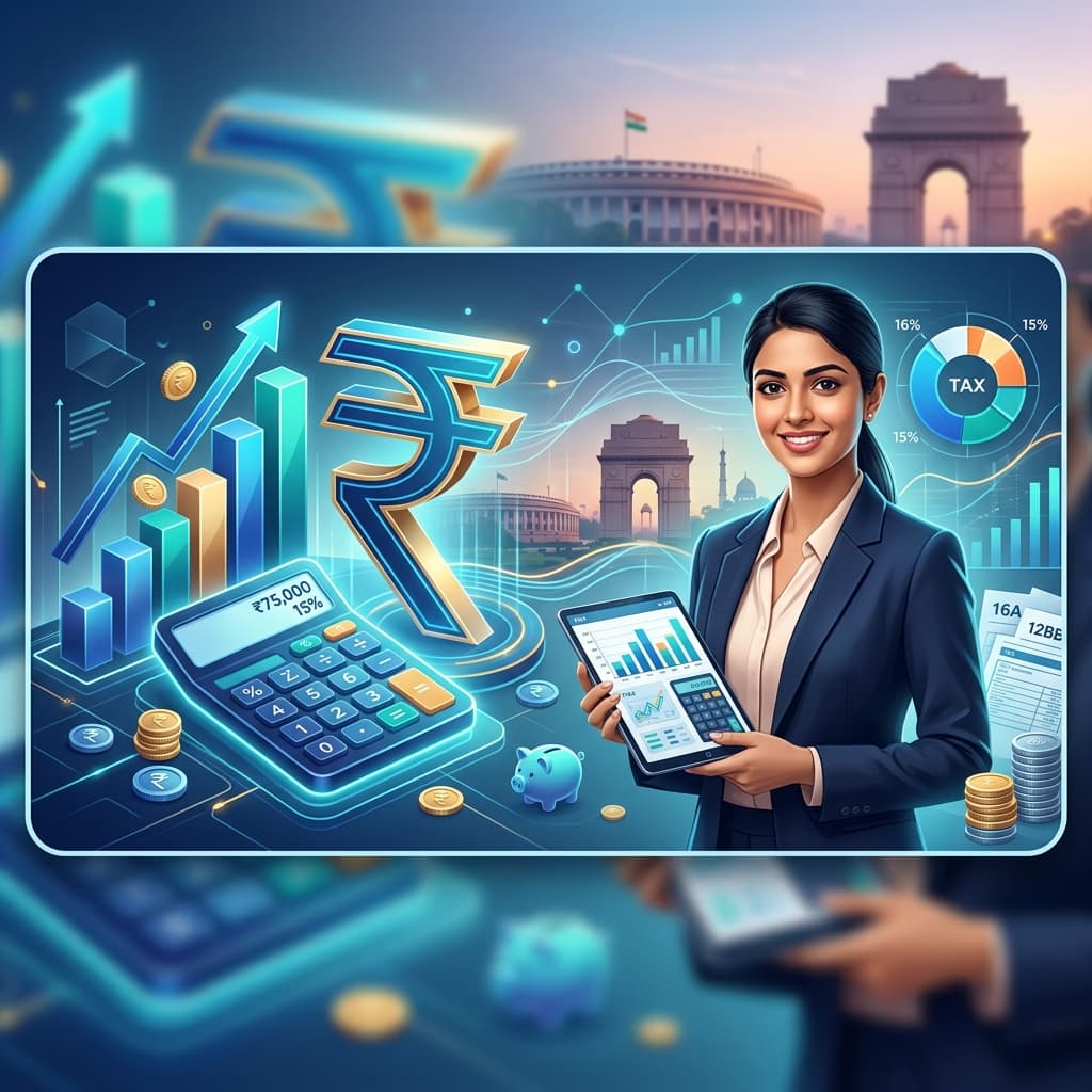 Salary Tax Calculator Banner - Compare Old vs New Tax Regime