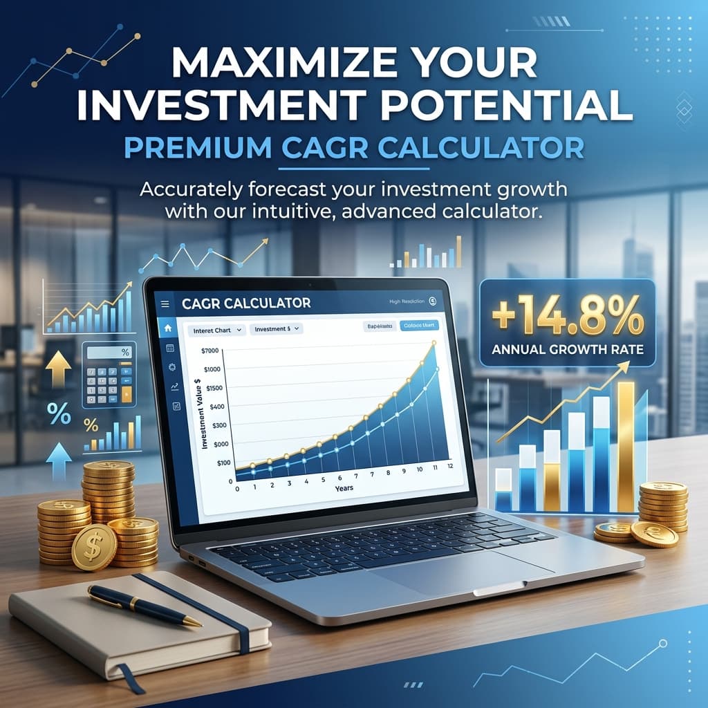 Compound Annual Growth Rate (CAGR) Calculator Interface