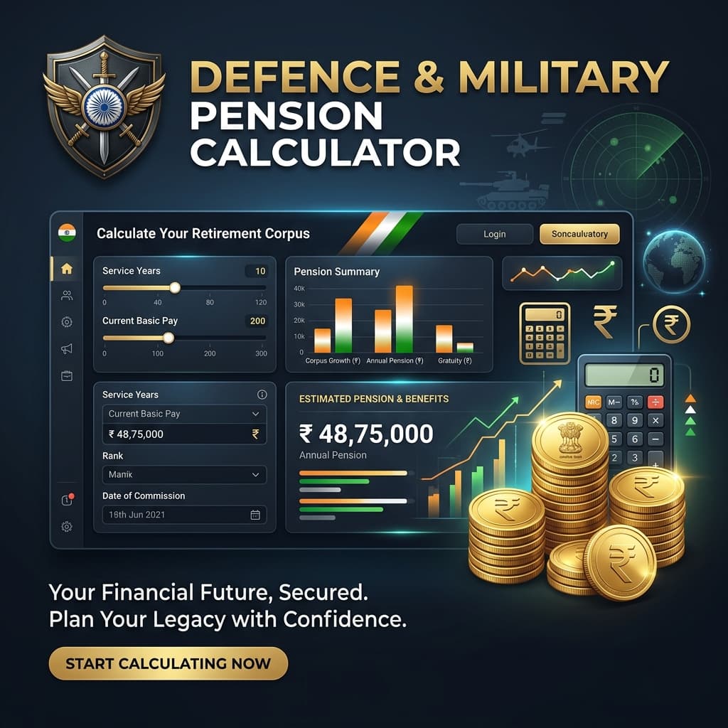 Defence and Army Pension Calculator Banner