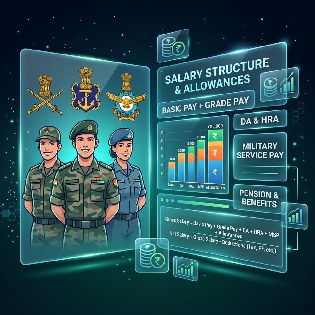 Defence Salary Calculator Graphic