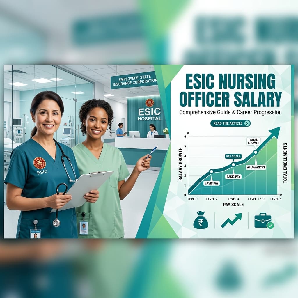 ESIC Nursing Officer Salary Banner