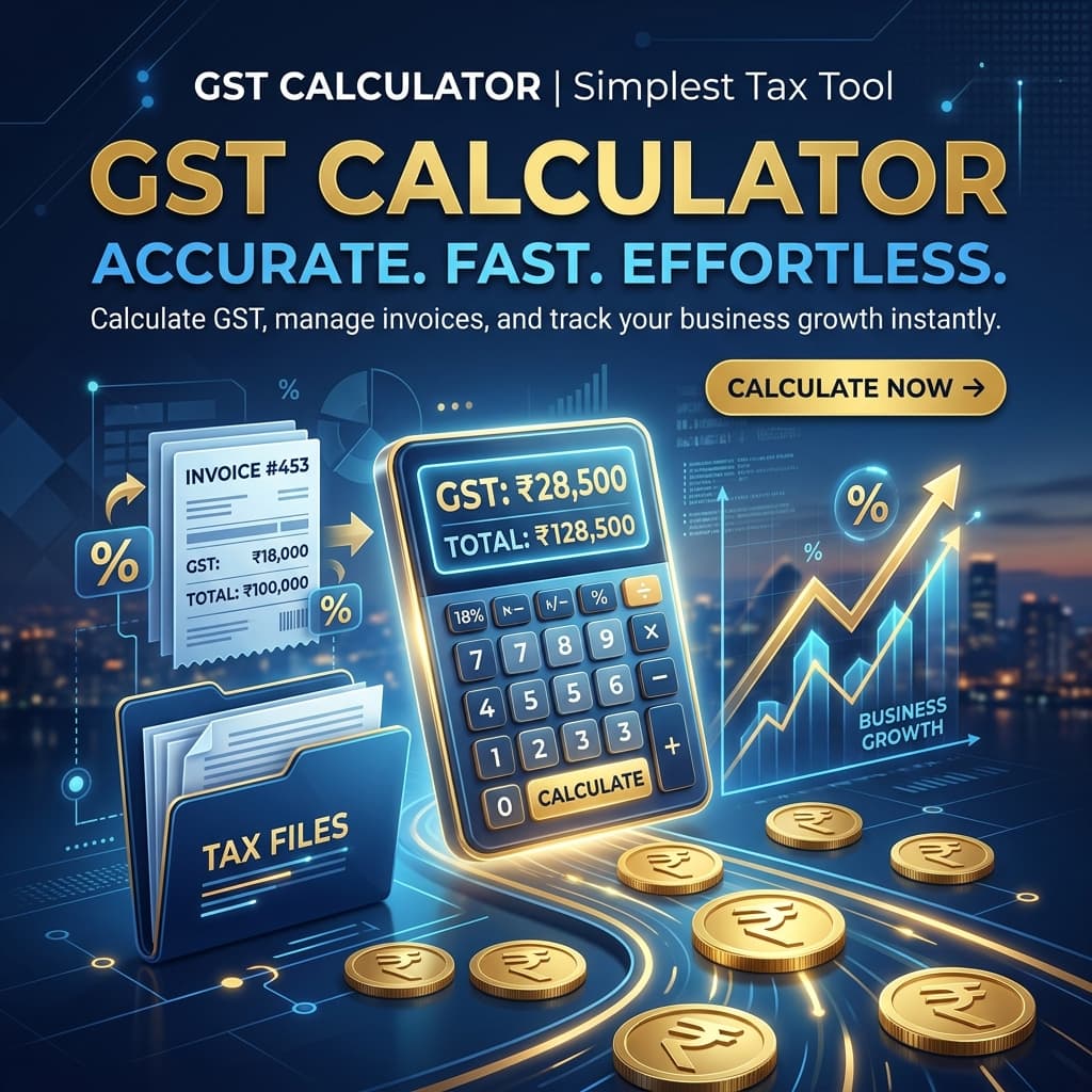 GST Calculator India 2026 Interface