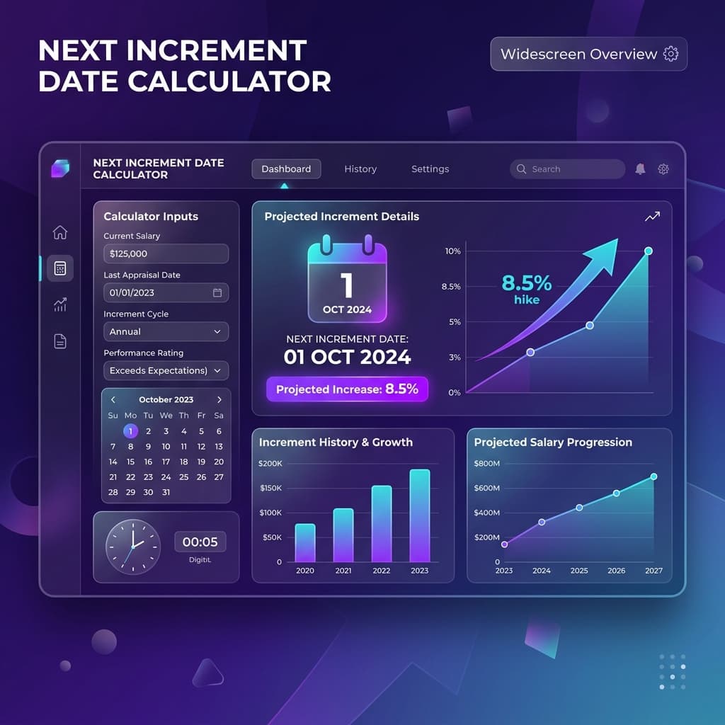 Next Increment Date Calculator