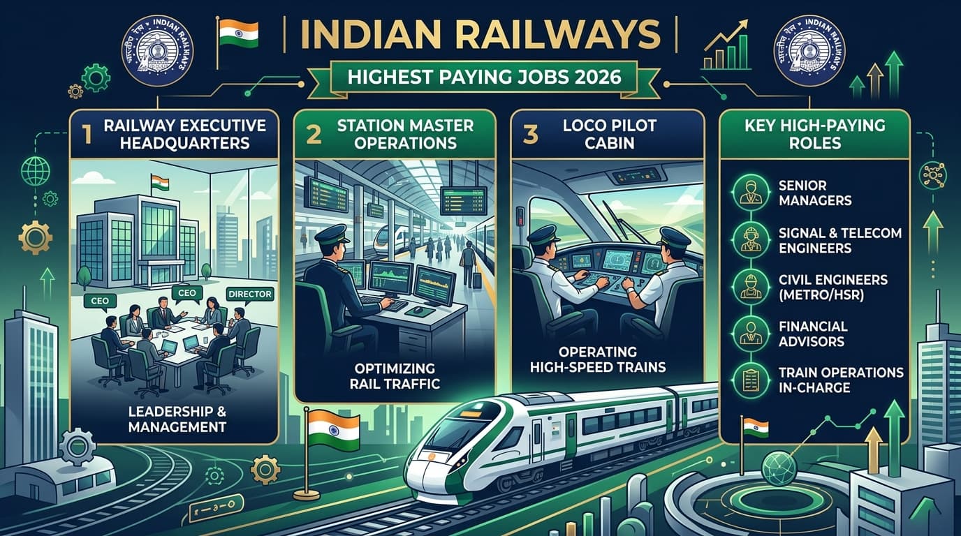 Railway Highest Salary Post and Top RRB Jobs 2026