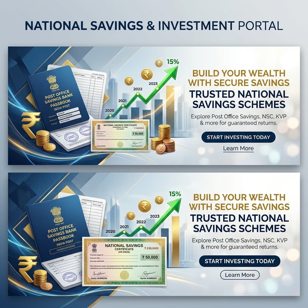 National Savings Certificate (NSC) Calculator 2026 Interface