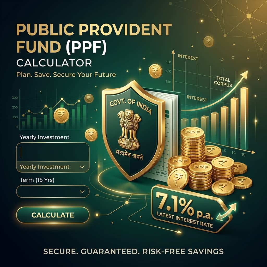 Public Provident Fund (PPF) Calculator Interface