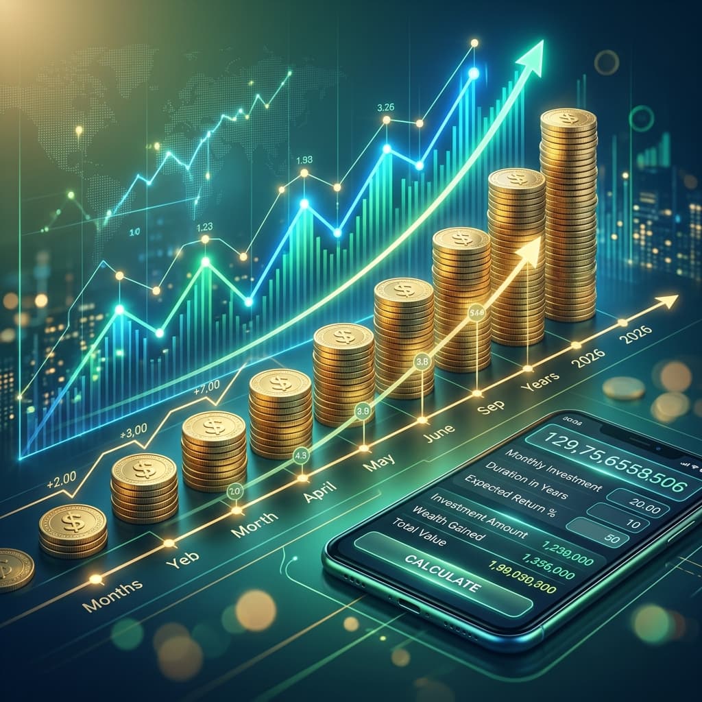 Monthly SIP Calculator 2026 Interface