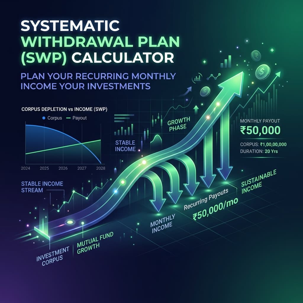 Systematic Withdrawal Plan (SWP) Calculator Interface