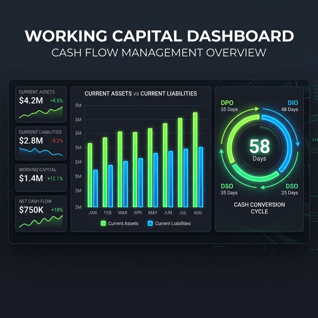 Working Capital Calculator Interface
