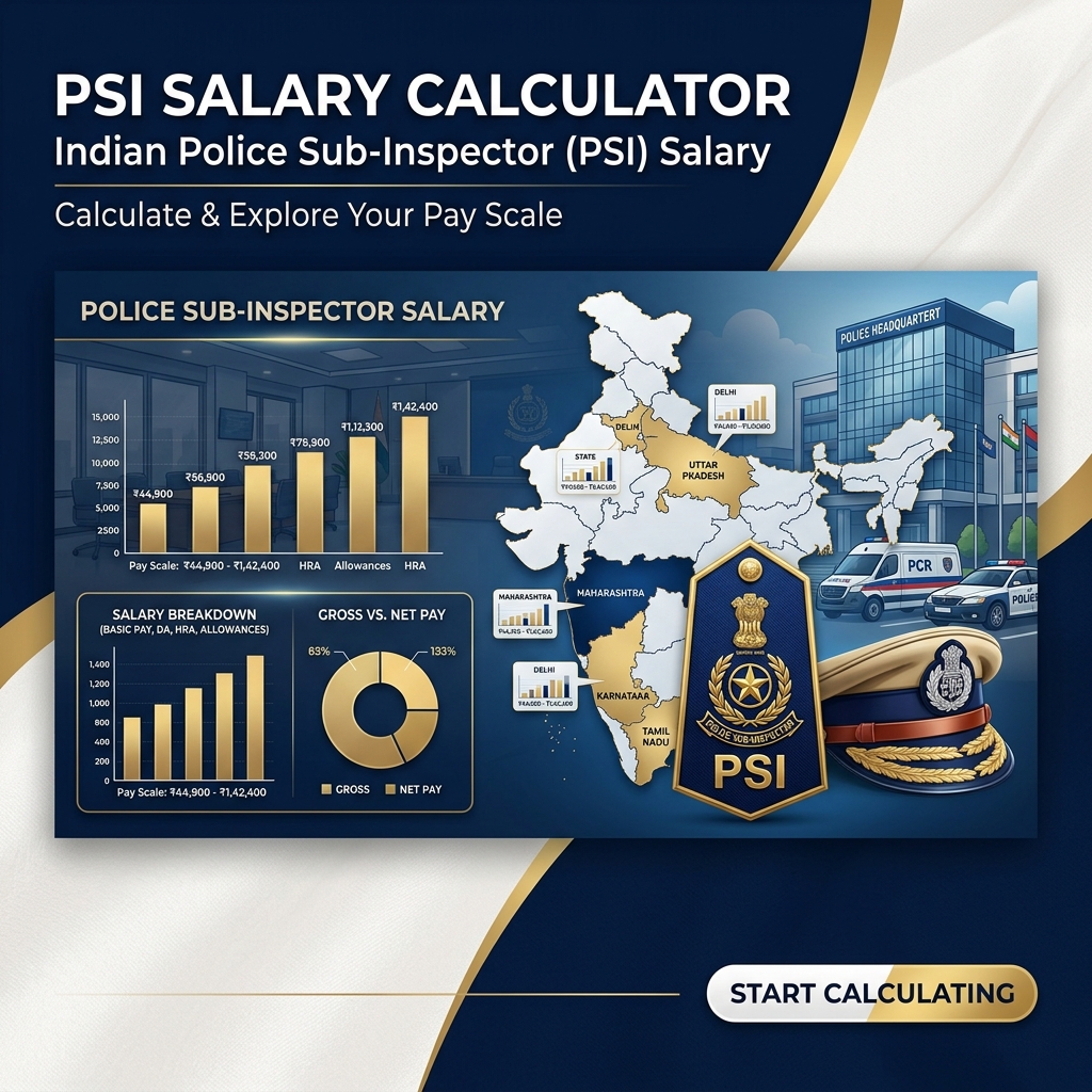 Police Sub-Inspector PSI Salary Banner